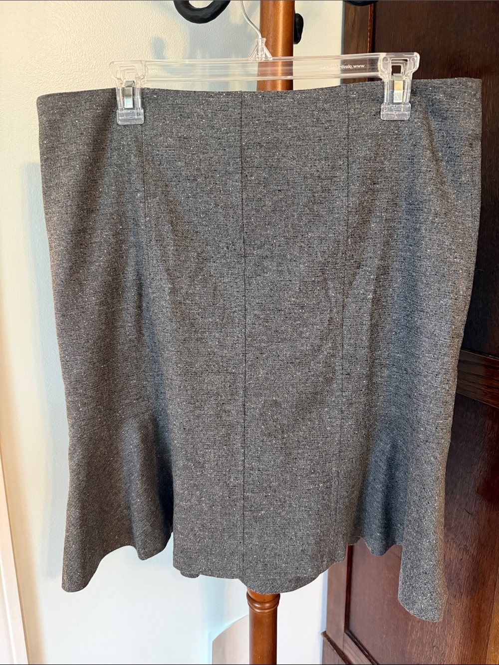 Banana Republic Heather Gray A-Line Skirt